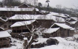 Zhangjiajie cottage in the snow[Photo Gallery] 