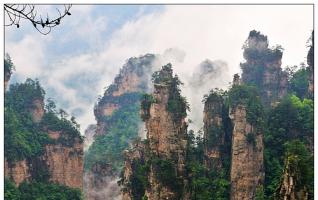 World Natural Heritage Zhangjiajie Wulingyuan Penglai fairyland 