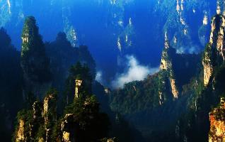 Zhangjiajie, Yuanjiajie autumn landscape picture 