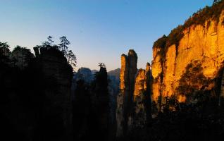 Zhangjiajie, Yaozizhai autumn landscape picture 