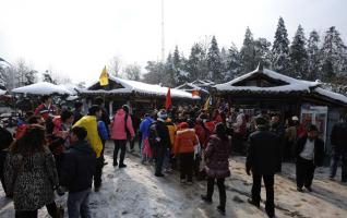 2012 Statistics of visitor reception during Zhangjiajie Spring Festival 