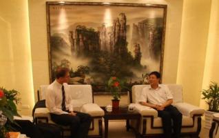 LiangBi Met with the President of Germany KVB Press in Asia-Pacific Area 