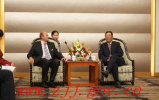 Zhao Xiao-Ming Met With Eric Duluc 