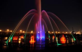 Music Fountain of Zhangjiajie DaYong Bridge Park 