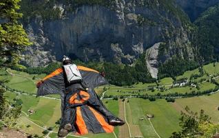 The introduction of the first red bull Wing-Suit Flying World Championship 