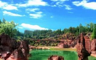 Red Stone National Geographical Park,One of Top Ten in Western Hunan 