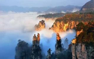 Zhangjiajie Beautiful Pictures are appreciated online 