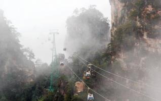 ZJJ Tianzishan Cableway was reformed from the beginning New Year’s Day 