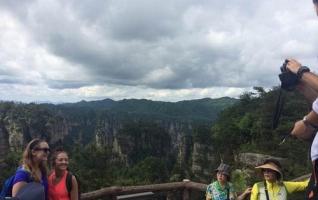 Zhangjiajie Huangshi Village has a Beautiful Scenery after the Rain 