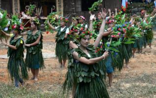 Miao Ethnic Group Celebrates Coming Autumn in China's Hunan 