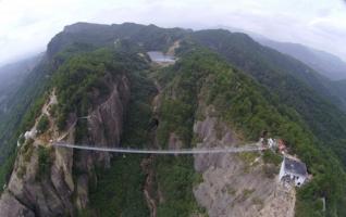 Most Terrifying Glass Bridge Starts Swaying for Tourists 