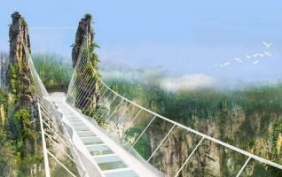 Zhangjiajie Grand Canyon Glass Bridge Construction comes to the End 