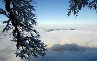 2015 Zhangjiajie Tianmen snow pictures online appreciation 