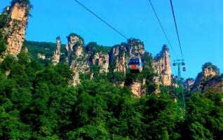 Zhangjiajie Tianzi Mountain Cableway has entered into the debugging stage 