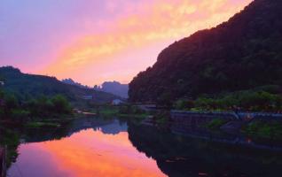 ZJJ Wulingyuan District shows strange sky landscape 