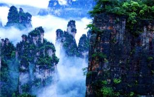 Zhangjiajie Wulingyuan Ethereal Clouds after the Early Summer Rain 