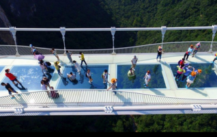 World's longest, Highest glass bottom bridge opens in Zhangjiajie 