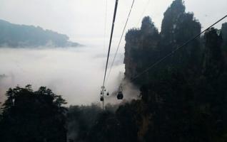 Zhangjiajie Tianzi mountain cableway will have an equipment maintenance 