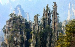 Zhangjiajie city to Tianzi mountain(Dingxiangrong)