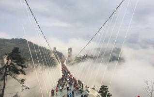 Zhangjiajie Grand Canyon Glass Bridge becomes a “Selling Point”