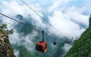 Tianmenshan cableway will be out of service and accept annual inspection