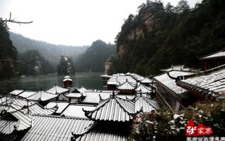 Ice and snow adds beautiful for Baofeng lake tourism