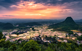 Picturesque Terraced Fields in Western Hunan